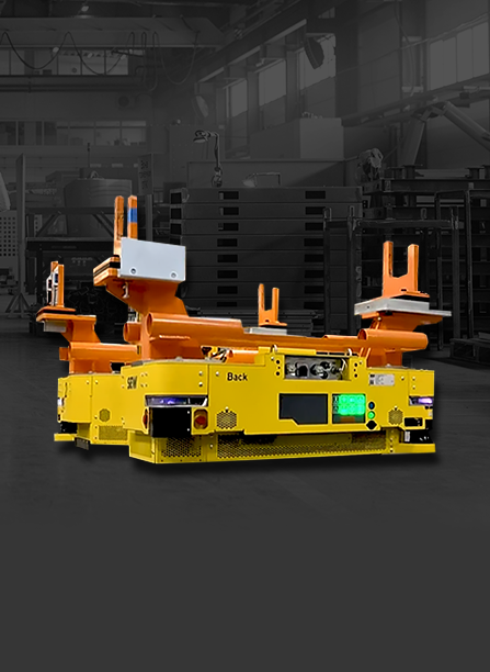 Autonomous guided vehicle in factory