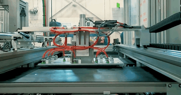 Automation line in action