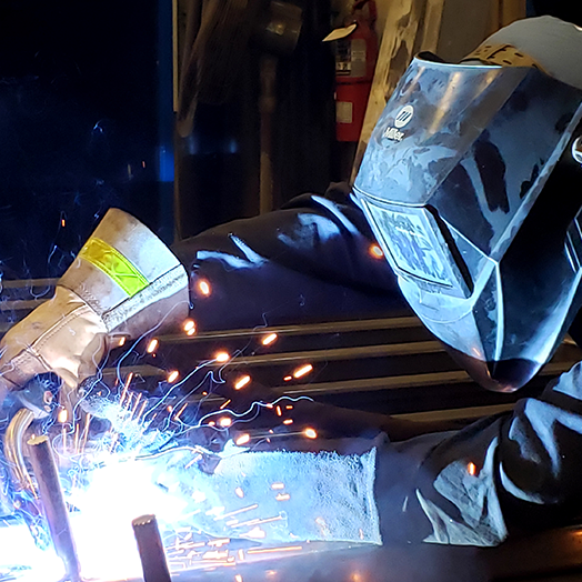 Employee welding equipment