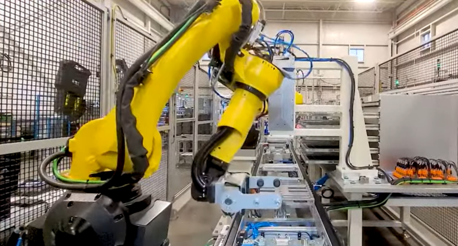 Consumer Industrial Automation manufacturing line