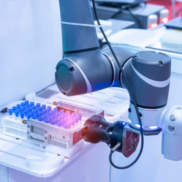 Diagnostics factory Automation moving test tubes