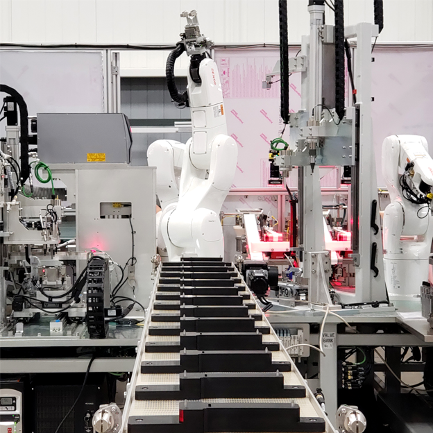 Drug delivery devices factory automation
manufacturing line