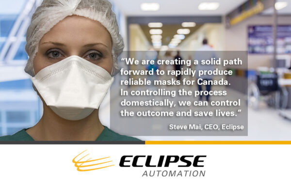 Eclipse Automation Signs Agreement for Respirator Mask Designs in Canada