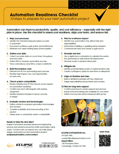 Automation Readiness Checklist