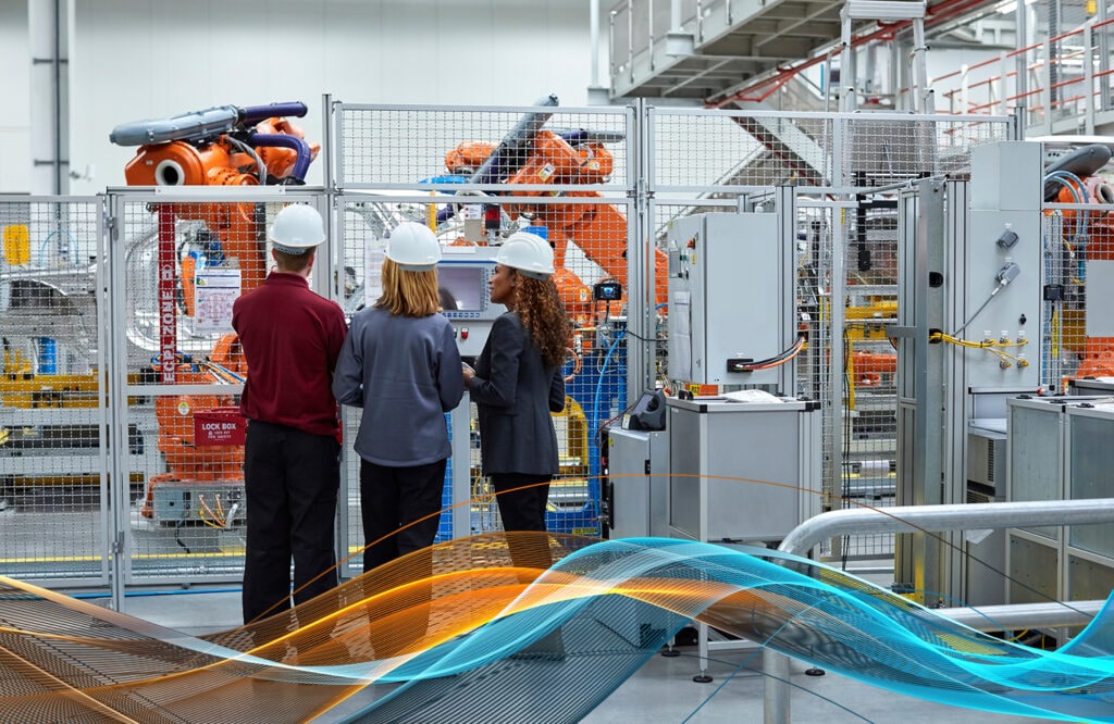 Assembly line lifecycle services with employees