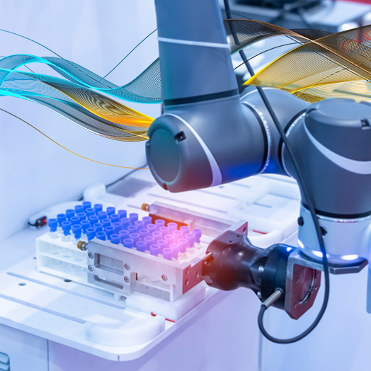 Lab automation system with viles