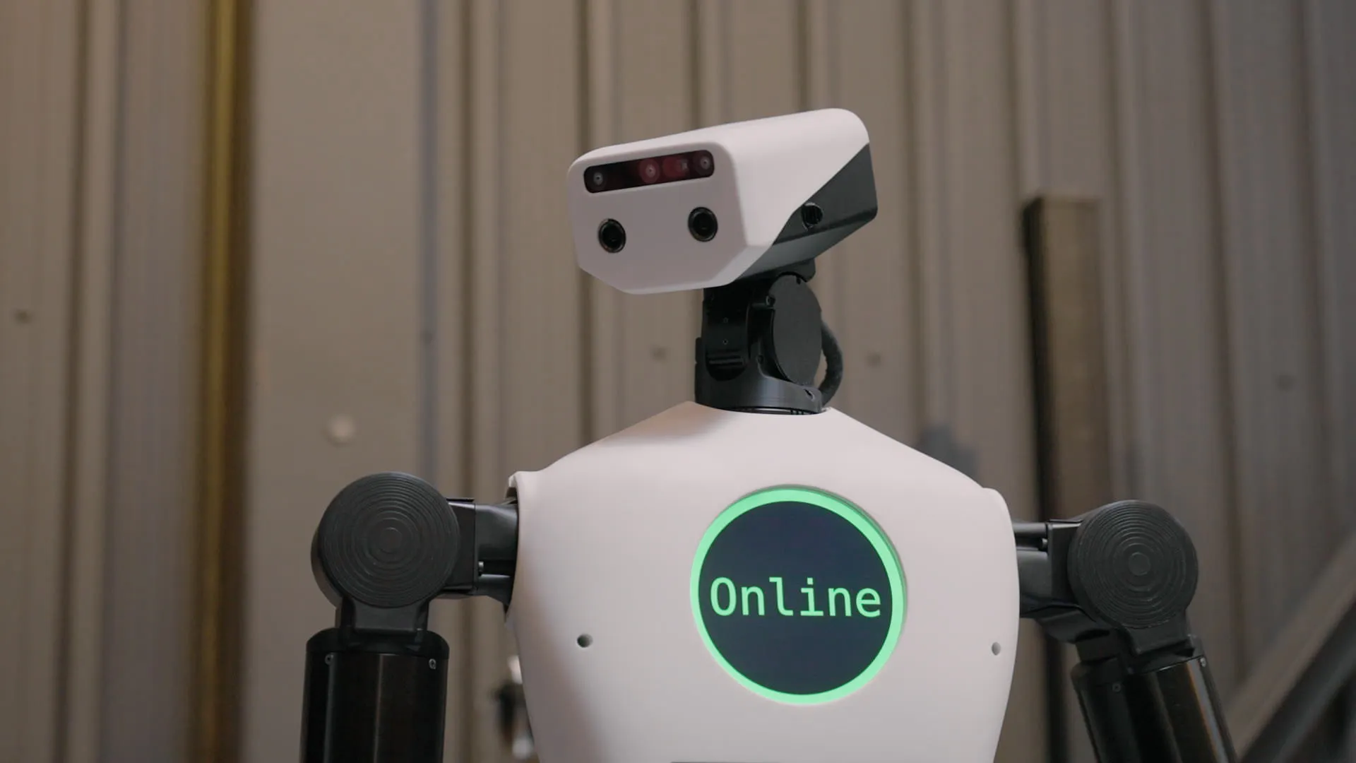 Humanoid robot upper body and head