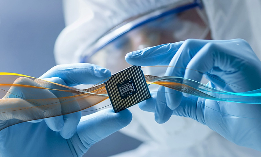 Specialist holding chip