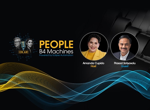 Amanda Cupido and Prasad Satyavolu headshots