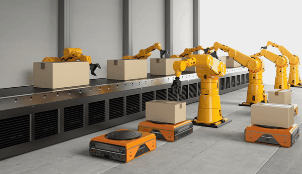 Robots Assist With Manufacturing Automation